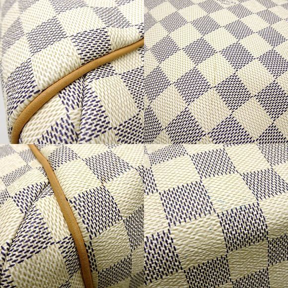 Louis Vuitton Damier Azur Totally MM Tote Bag White - Picture 6 of 8